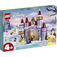 LEGO Disney Belle’s Castle Winter Celebration (43180) Disney Princess Building Kit; Makes a Great Birthday for Kids who Love Disney’s Beauty and The Beast (238 Pieces)