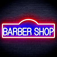 ADVPRO Barber Shop Flex Silicone LED Neon Sign - Red & Blue - st16s42-fnu0358-rb