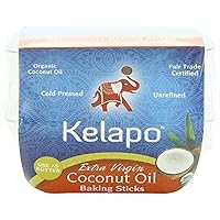 Kelapo Extra Virgin Coconut Oil Baking Sticks, 8-Ounce