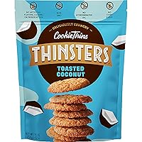 Crunchy Thin Snack Cookies, Toasted Coconut, 16 oz (Pack of 2)