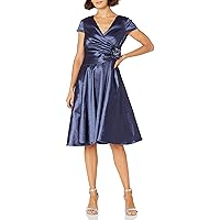 Jessica Howard Women's Peplum Cap Sleeve Dress (Regular, Petite & Plus)