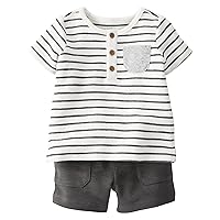 little planet by carter's unisex-baby 2-piece Shorts Set Made With Organic Cotton