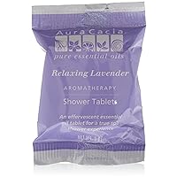 Aura Cacia Aromatherapy Shower Tablets, Relaxing Lavender 3 ea