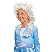 Disguise Costume Modern Wig, White, One Size Child US