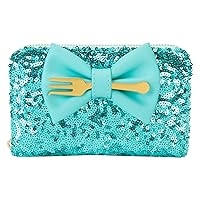 Loungefly Disney The Little Mermaid Sequins Collection Wallet, Amazon Exclusive