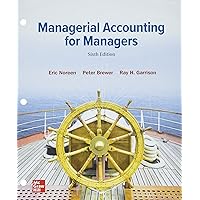 Loose Leaf For Managerial Accounting for Managers