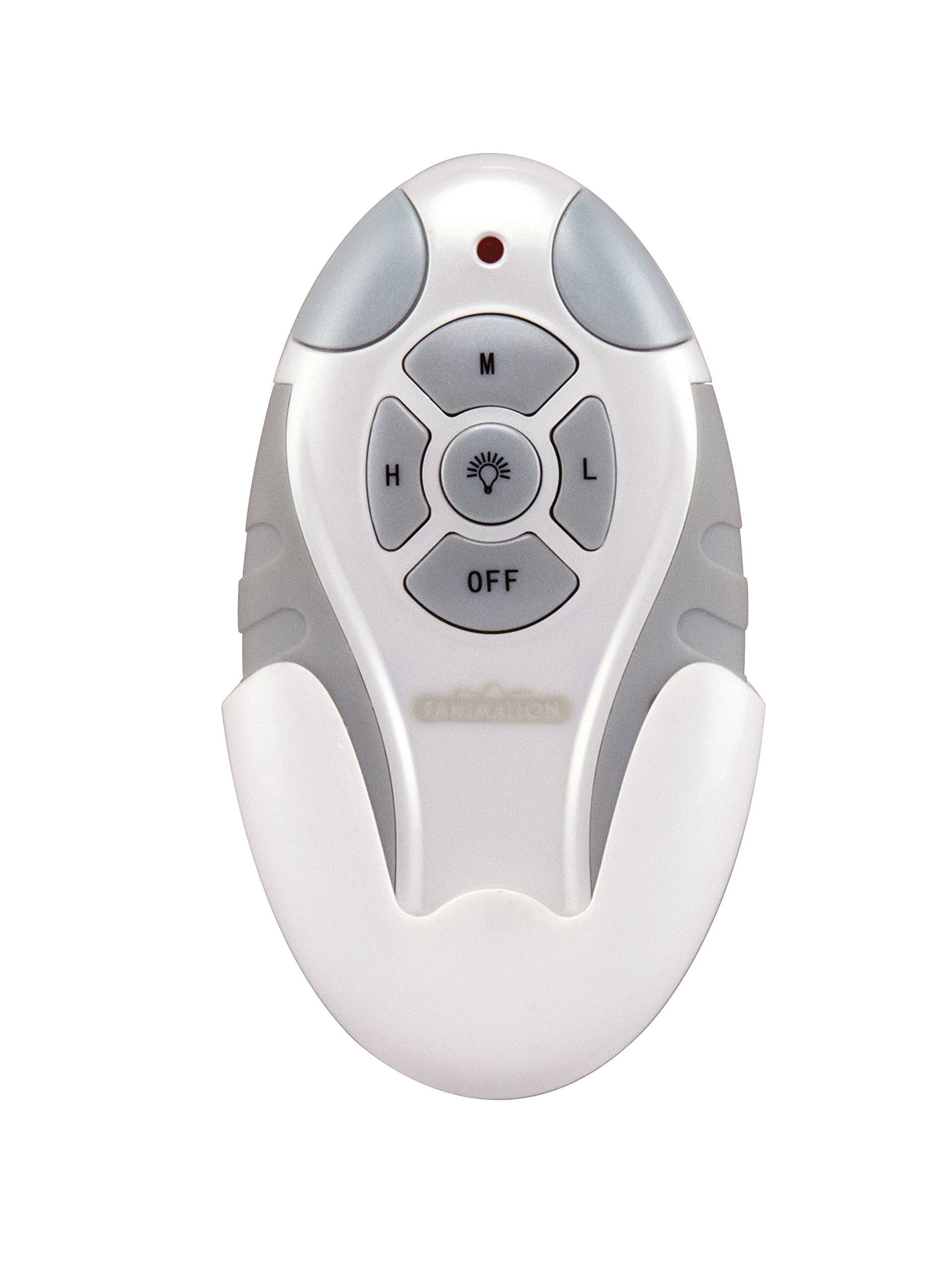 Fanimation CRL4WH Traditional Remote Controls Collection in White Finish, 4.38 inches, 5.00x5.00x2.63