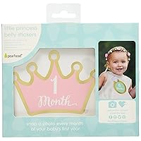 Pearhead Little Princess Baby's First Year Belly Stickers