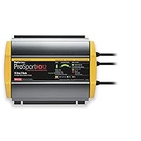 ProMariner 44012 ProSport HD Waterproof Marine Battery Charger, 12 Amp, 2 Bank