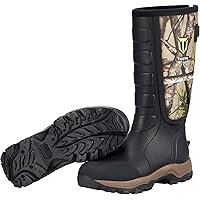 TIDEWE Hunting Boots Snake Proof for Men, Waterproof Insulated Warm Rubber Boots with Steel Shank, 5mm Neoprene Warm Sturdy Lightweight Outdoor Boots, Sturdy Work Boots for Farming Gardening Fishing