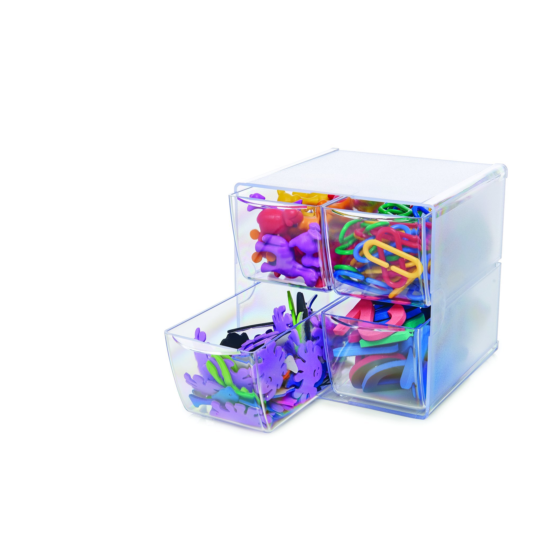 Deflecto Stackable Cube Organizer 6