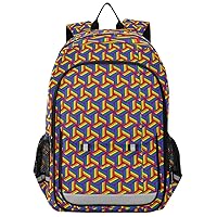 ALAZA Rainbow Geometric Backpack Bookbag Laptop Notebook Bag Casual Travel Daypack for Women Men Fits15.6 Laptop