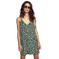 RVCA Women's Jade Woven Spaghetti Strap Dress