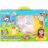Perler Beads Bead 'n' Carry Craft Activity Kit, 1204 (Product Color May Vary), Small