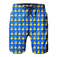 Mens Swim Trunks Quick Dry Board Shorts with Mesh Lining, Breathable Surf Beach Shorts Swimwear Bathing Suits