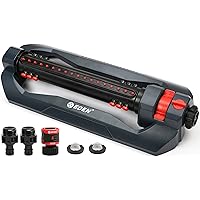 96212 Turbo Oscillating Sprinkler for Large Yard and Lawn W/Quick Connector Starter Set 96212 Covers up to 4,499 sq. ft.