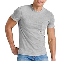 Hanes Originals Crewneck T-Shirt, 100% Cotton Pocket Tees for Men