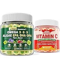 Algae Omega 3 + Whole Food Vitamin C