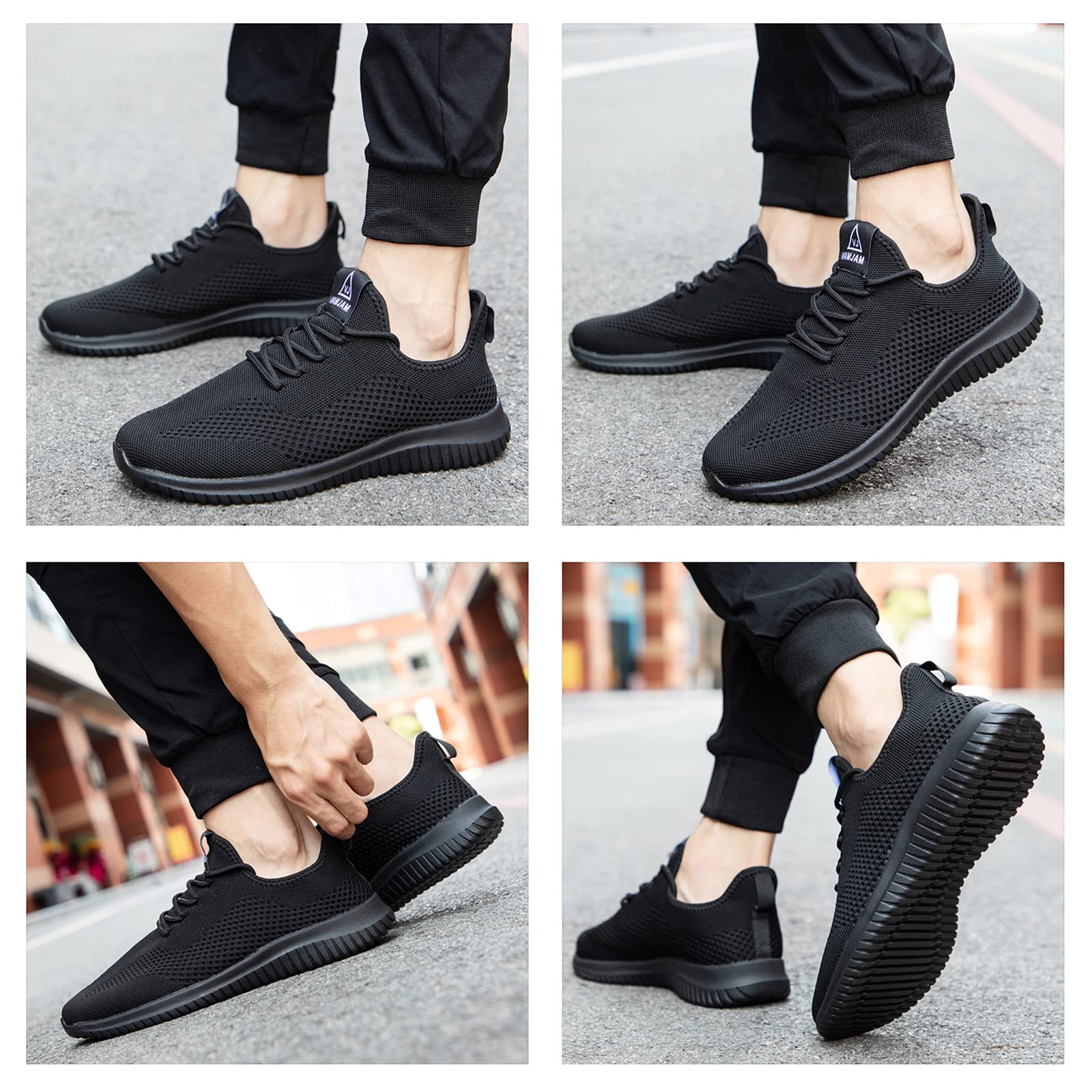 VAMJAM Men's Running Shoes Fashion Sneaker Non Slip Lightweight ...