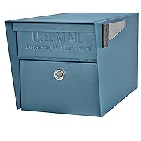Mail Boss 7584 Mail Manager Curbside Locking Security Mailbox, Century Blue
