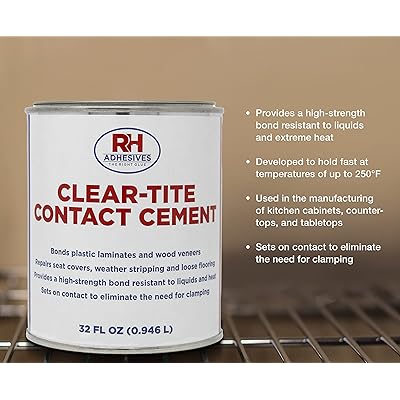 Clear-Tite Contact Cement, 8 oz. Can - RH Adhesives