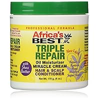 Africa's Best Triple Repair Oil Moisturizer Hair and Scalp Conditioner, 6 Ounce (Packaging May Vary)