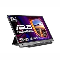 ASUS ZenScreen 15.6” 1080P Portable USB Monitor (MB16AH-Z) - FHD, IPS, USB Type-C, Micro-HDMI, Eye Care, Speakers, Tripod Mountable, Anti-Glare Surface, Protective Sleeve, 3-Year Warranty
