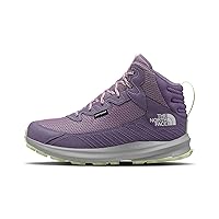 THE NORTH FACE Fastpack Mid Waterproof Hiking Boot - Kids' Lunar Slate/Lupine, 7.0