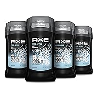 AXE Deodorant Stick For Men For Long Lasting Odor Protection Cool Ocean All Day Fresh Scent Men's Deo, Aluminum Free 3oz 4 count