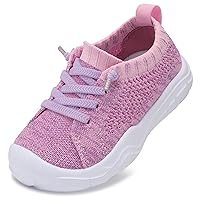 LeIsfIt Toddler Shoes Boys Girls Barefoot Shoes Kids Breathable Sneakers Tennis Shoes Slip on Shoes