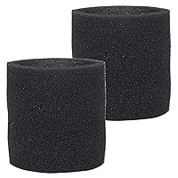 Wet Vac Filter VF2001TP Foam Sleeve Filters for 5 Gallon and Larger Shop Vac Branded Wet/Dry Shop Vacuum Cleaners (2-Pack)