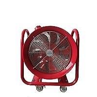 iLiving - ILG8EF16EX Explosion Proof Utility High Velocity Blower, Fume Extractor, Portable Exhaust and Ventilator Fan, Air Ventilation with 4240 CFM, 3300 RPM (16 Inch)