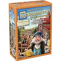 Asmodee | | Carcassonne - Abbey and Mayor | 5th Expansion | Family Game | Board Game | 2-6 Players | from 7+ Years | 40+ Minutes | German Language