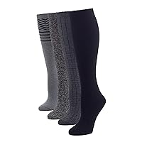 HUE Women's Flat Knit Knee High Sock