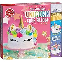 Klutz Sew Your Own Unicorn Cake Pillow Craft Kit, Multicolor, 1 Count (Pack of 1)