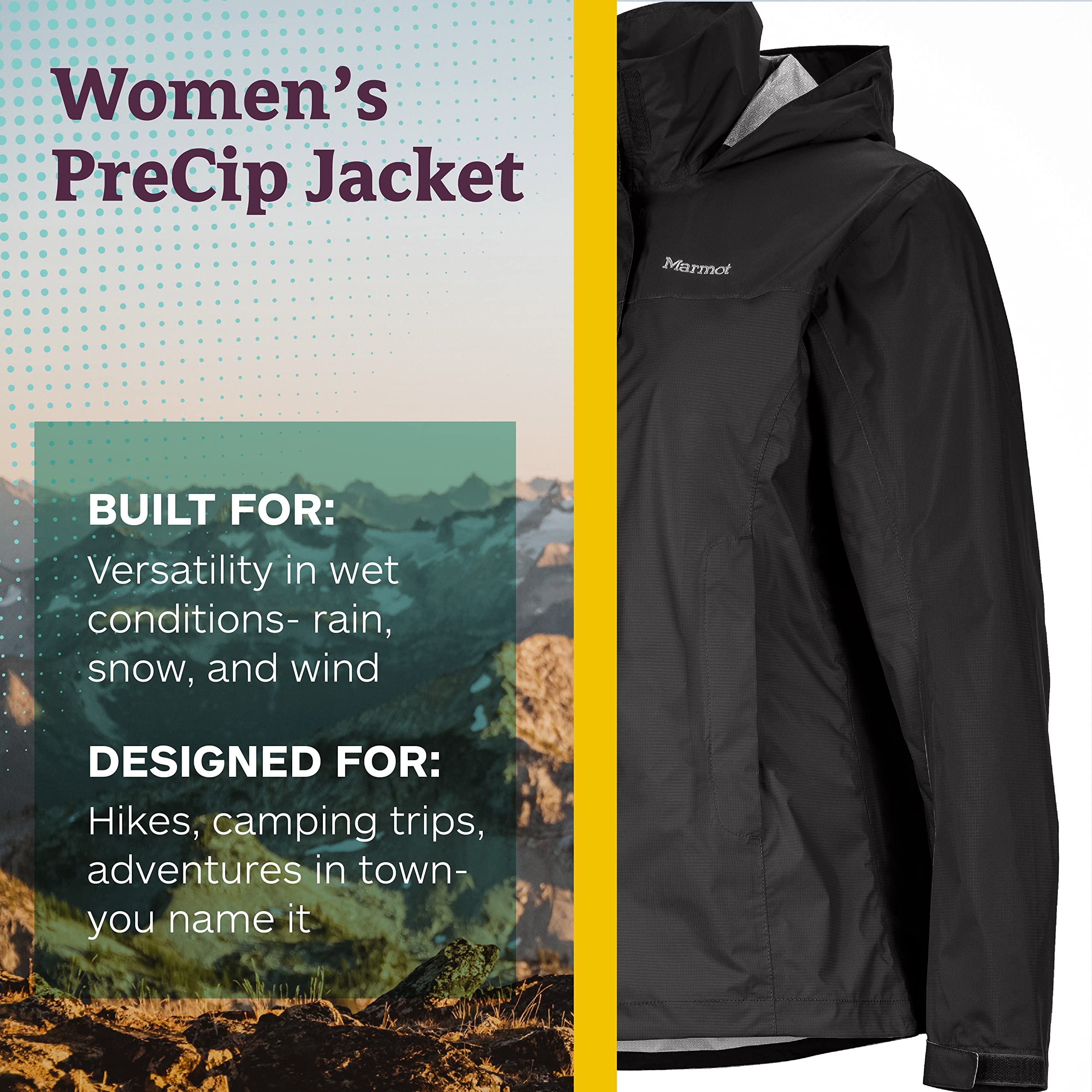 MARMOT Women's Precip Waterproof Rain Jacket