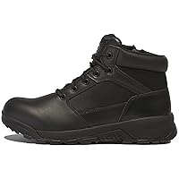 Belleville Spear Point BV915Z WP Lightweight Waterproof Black Tactical Boots for Men with Zipper - Designed for Police, EMS, and Security Personnel with Zone Traction Outsole