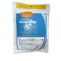 75 Eureka Type LS Sanitaire Vacuum Bags, LiteSpeed Upright, Bagged, Boss Signature Genesis, Refurb Powerline Limited, Sanitaire Commercial Vacuum Cleaners, Series 5700 & 5800, 62123 61820A5815A, S