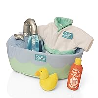 Manhattan Toy Stella Collection Soft Bath Playset with Accessories for 12