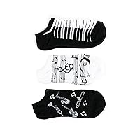 Foot Traffic Women's No-Show Multi-Pack Socks, Cute, Fun Socks, Sizes 4–10
