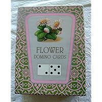Victorian Flower Domino Cards Parlour Game Nib