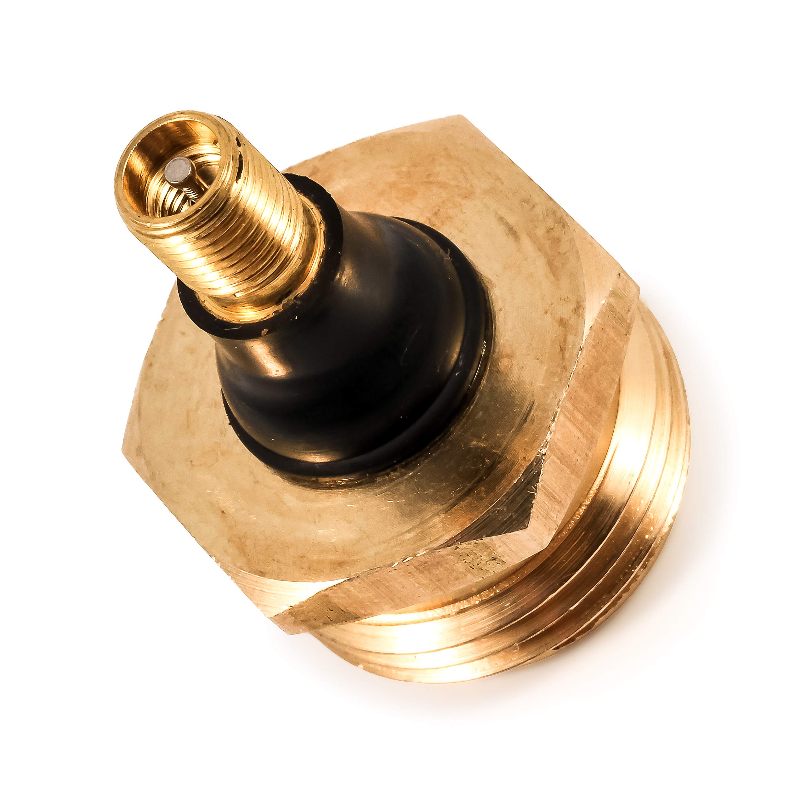 Camco RV Brass Blow Out Plug | Helps Clear Your RV's Water Lines During Winterization and Dewinterization (36153)