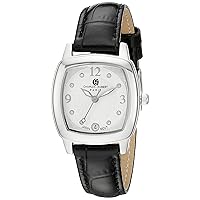 Charles-Hubert, Paris Women's 6907-W Premium Collection Analog Display Japanese Quartz Black Watch