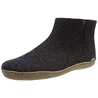 Wool Boot Leather Outsole Charcoal EU 47 (US Men's 13) Medium