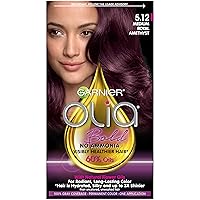 Garnier Olia Bold Ammonia Free Permanent Hair Color (Packaging May Vary), 5.12 Medium Royal Amethyst, Purple Hair Dye, Pack of 1