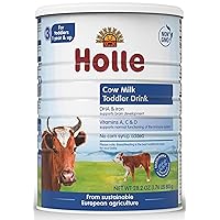 Holle Cow Toddler Milk Powder - Stage 3 - Vitamin-Rich, Non-GMO Toddler Drink Made with Skimmed Milk & Partly Demineralized Whey - Soy & Gluten Free - Safe for Children 12+ Months to 3 Years Old