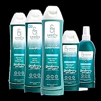 4 Product Bundle - Shampoo, Conditioner, Serum and Finishing Spray. The 4 Easy Steps for Smooth, Silky, Shiny Hair.