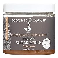Soothing Touch Chocolate Peppermint Brown Sugar Scrub, 16 Ounce - 3 per case.3