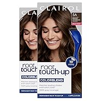 Clairol Root Touch-Up by Nice'n Easy Permanent Hair Dye, 5A Medium Ash Brown Hair Color, Pack of 2