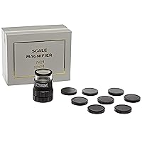 Fowler 52-664-009-0, 10x Pocket Optical Comparator Set with 9 Recticles